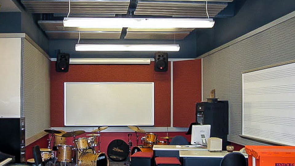 perforated metal acoustic ceiling panels